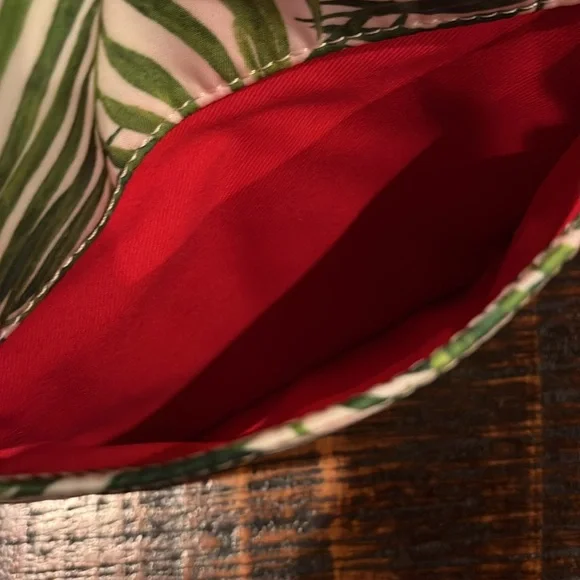 Dooney & Bourke Crossbody Bag Palm Montego Nylon Foldover Zip Small Purse - Picture 8 of 11